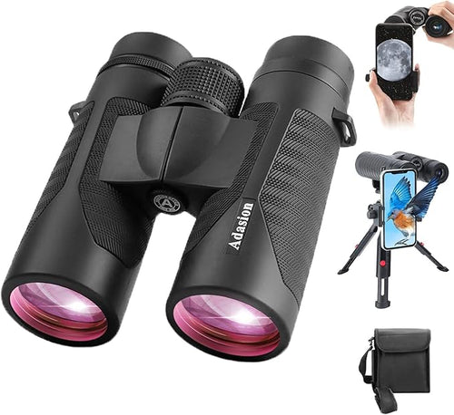 12x42 HD Binoculars for Adults High Powered by Adasion