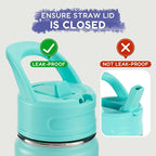 12oz Kids Water Bottle for School, Toddler Bottles - Image 6