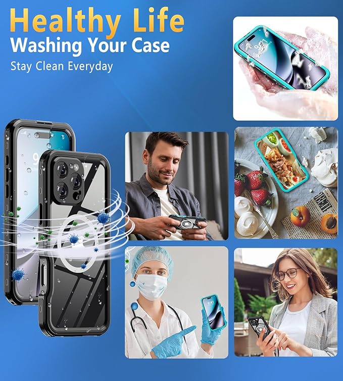 for iPhone 16 Pro Max Case Waterproof | Shockproof Dust Proof Phone Case Cover - Image 7