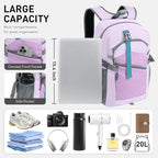 Small Hiking Backpack, 20L Lightweight Travel Daypack, Traveling and Outdoor - Image 2