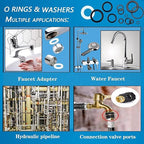 ZDBB 1000 Pcs 18 Size O Ring Kit+18 Size Rubber Washers Assortment Kit - Image 4