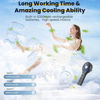 HandFan 5200mAh Portable Handheld Fan Rechargeable - Image 2