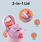 Insulated Water Bottle with Straw - Image 3