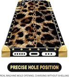 Compatible with iPhone Xs Max Case, Seamless Gold Chain Leopard Luxury Golden - Image 5
