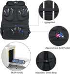 KROSER Friendly Travel Laptop Backpack 18.4 inch XXXL Gaming Backpack - Image 5