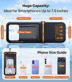 TORRAS IP68 Waterproof Phone Pouch Double Space, Floating Waterproof Phone Case - Image 7