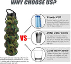 QiCheng&LYS Collapsible Water Bottle Sports Bottle 19.5OZ/580ml Travel Water - Image 4