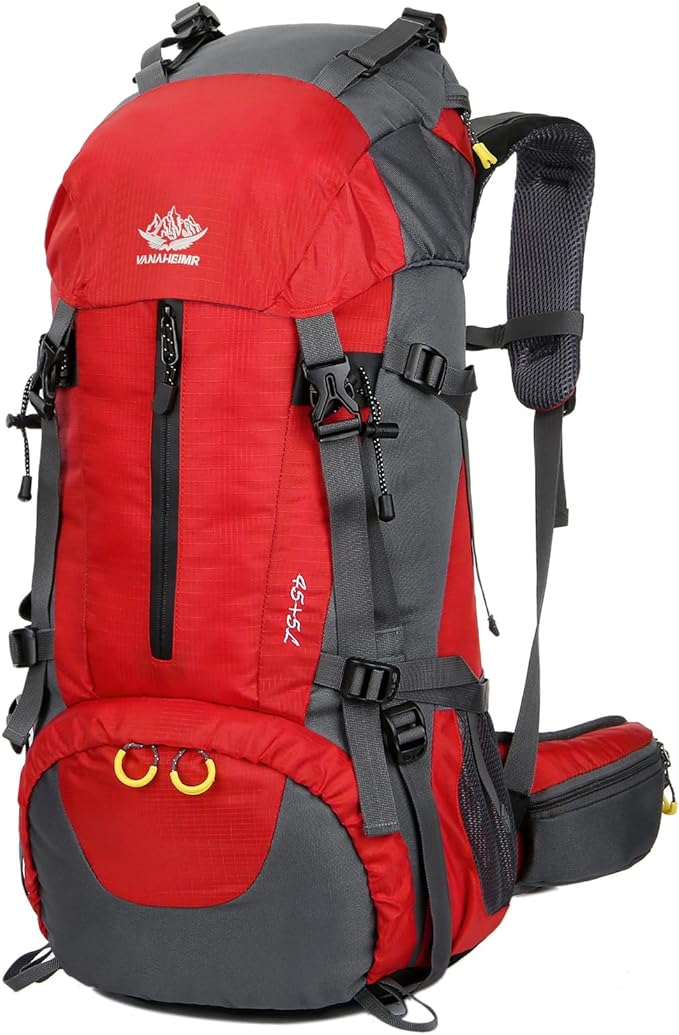 WoneNice 50L Waterproof Hiking Backpack by WoneNice