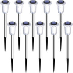 Solar Pathway Lights 10 Pack Solar Lights Outdoor Waterproof 6000K Cold White - Image 7