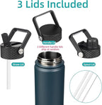 Konokyo Insulated Water Bottle 24oz Stainless Steel Sport Bottles - Image 3
