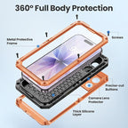 Mitywah Waterproof Case for iPhone 17, Rugged Metal Case - Image 5