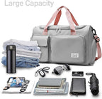Suruid Travel Duffel Bag with Shoes Compartment Sports Gym Bag with Dry Wet - Image 4
