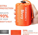 Esky Emergency Sleeping Bag, Survival Bag Portable Thermal Bivy Sack, - Image 4