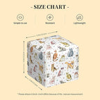 Tissue Box Cover Square, Cute Cats and Paw Tissue Box Holder Waterproof Leather - Image 2