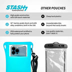 Stash7 Waterproof Phone Pouch w/Long Lanyard | IPX8 Adventure Grade Cellphone - Image 7