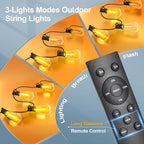 Outdoor String Led Patio Lights - 50Ft 15M Outside Waterproof Light - Image 2