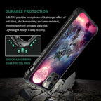 for iPhone 11 Pro Max Case, Star Two Wolfs Howling Pattern Graphic Design Girl - Image 7