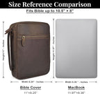 LEATHER VILLAGE Genuine Leather Bible Cover - Image 3