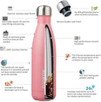 BJPKPK 17oz Insulated Stainless Steel Water Bottles, Sports Water Bottles Keep - Image 3