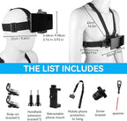 Mobile Phone Chest Strap Harness Mount Head Strap Holder Kit - Image 2