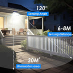 5 Pack 368 LED Solar Lights Outdoor Motion Sensor, Solar Fence Light - Image 6