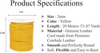 GENIQUE Real/Genuine Round Leather String Cord - Image 2