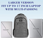 MATEIN 17 Inch Laptop Backpack, TSA Large Backpack - Image 3