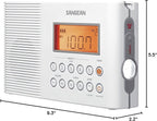 Sangean H201 Shower Radio AM/FM Waterproof, Weather Alert Radio - Image 8