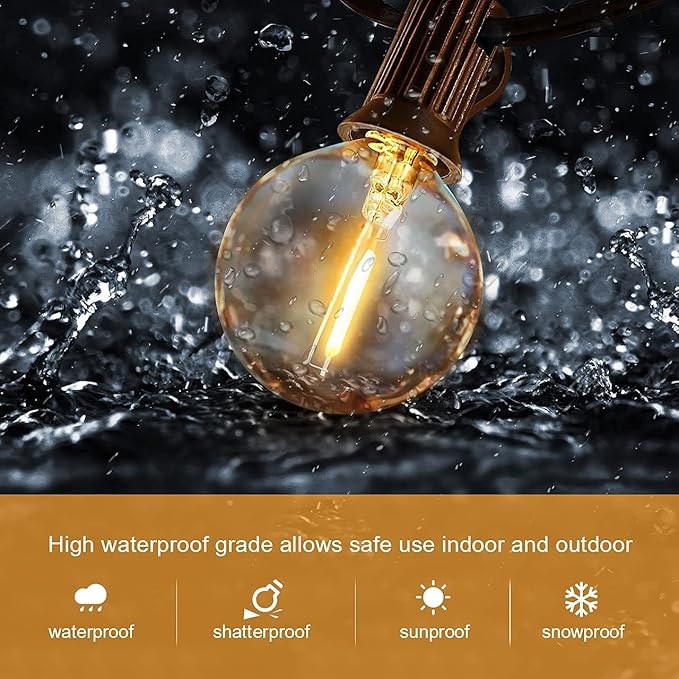 HISTAR 96FT LED Outdoor String Lights - Image 6