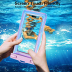 Up to 8.3" 2 Pack Iridescence Universal Waterproof Phone Pouch, Large Phone - Image 7