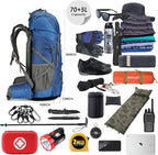 75L Hiking Backpack with Rain Cover Waterproof Camping Backpack Shoes Warehouse - Image 3