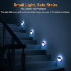 YUNLEX 2 Pack Azure Battery Night Light, Motion Activated Night Light, 2.6" - Image 2
