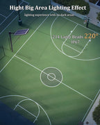 Ofuray Solar Street Lights Outdoor, Solar Security Flood Lights Parking Lot - Image 4
