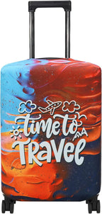 Explore Land Luggage Cover Suitcase Protector Fits 23-26 Inch Case by ExploreLand