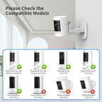 2 Pack Ring Camera Mount: 360 Degree Adjustable Wall Mount - Image 2
