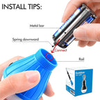 FLY2SKY Tent Lamp Portable LED Tent Lights Blue 4 Packs Hook Hurricane - Image 7