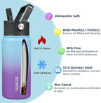 BJPKPK 2 Pack Insulated Water Bottles - Image 2