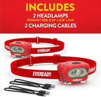 Eveready X200 LED Rechargeable Headlamps, Super Bright IPX4 Water Resistant - Image 8