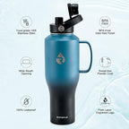 RAYMYLO Insulated Water Bottle 40oz, Stainless Steel Water Bottle - Image 4