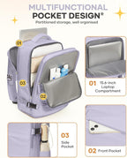 Carry On Backpack Personal Item Travel Backpack - Image 4