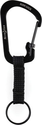 Nite Ize CSLW3-01-R6 SlideLock Ring, Aluminum Locking Carabiner Key, 3-25lb - Image 2