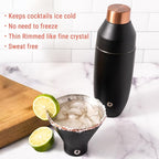 Snowfox Premium Vacuum Insulated Stainless Steel Martini Glass, Martinis Stay - Image 3