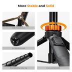 K&F CONCEPT 62'' Phone Selfie Stick Tripod, 2-in-1 Extendable Cell Phone Tripod - Image 6