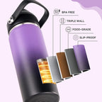 Fijinhom 24oz Insulated Stainless Steel Water Bottle, Wide Mouth Double Wall - Image 5