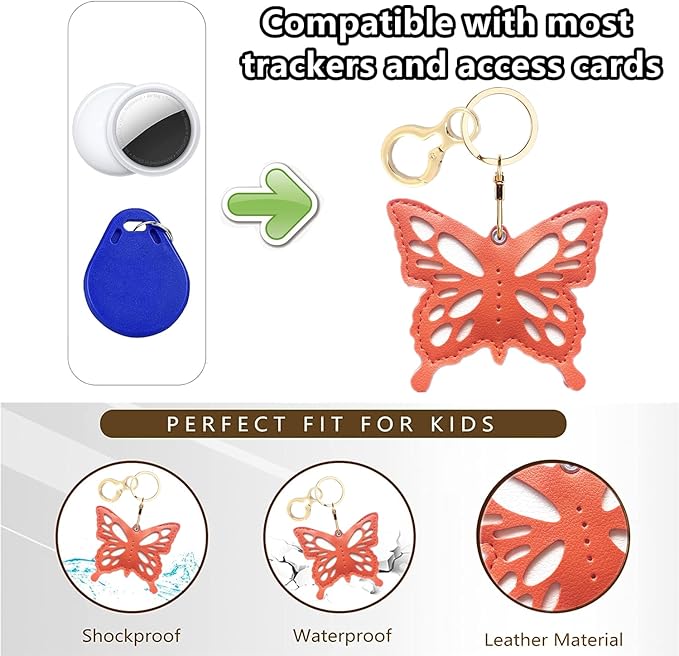 BORKUANA Leather Keychain Holder Case Compatible - Image 4