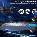 Rechargeable LED Headlamp 1080 Lumen, Super Bright Head Lamp Flashlight - Image 2