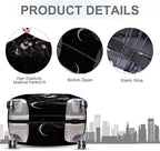 ANNA QUEEN Celestial Galaxy Luggage Cover, Moon & Stars Suitcase Protector - Image 3