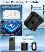 Tedajo AI Portable Waist Fan, 6 Speeds 16000RPM Strong Turbo Airflow, 40H Max - Image 6