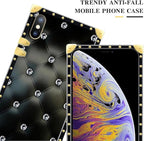 Compatible with iPhone Xs Max Case, Shiny Black Sofa Crystal Luxury Golden - Image 4