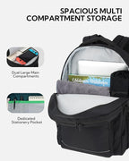 WATERFLY Travel Laptop School Backpack: Big Student College Middle School - Image 5